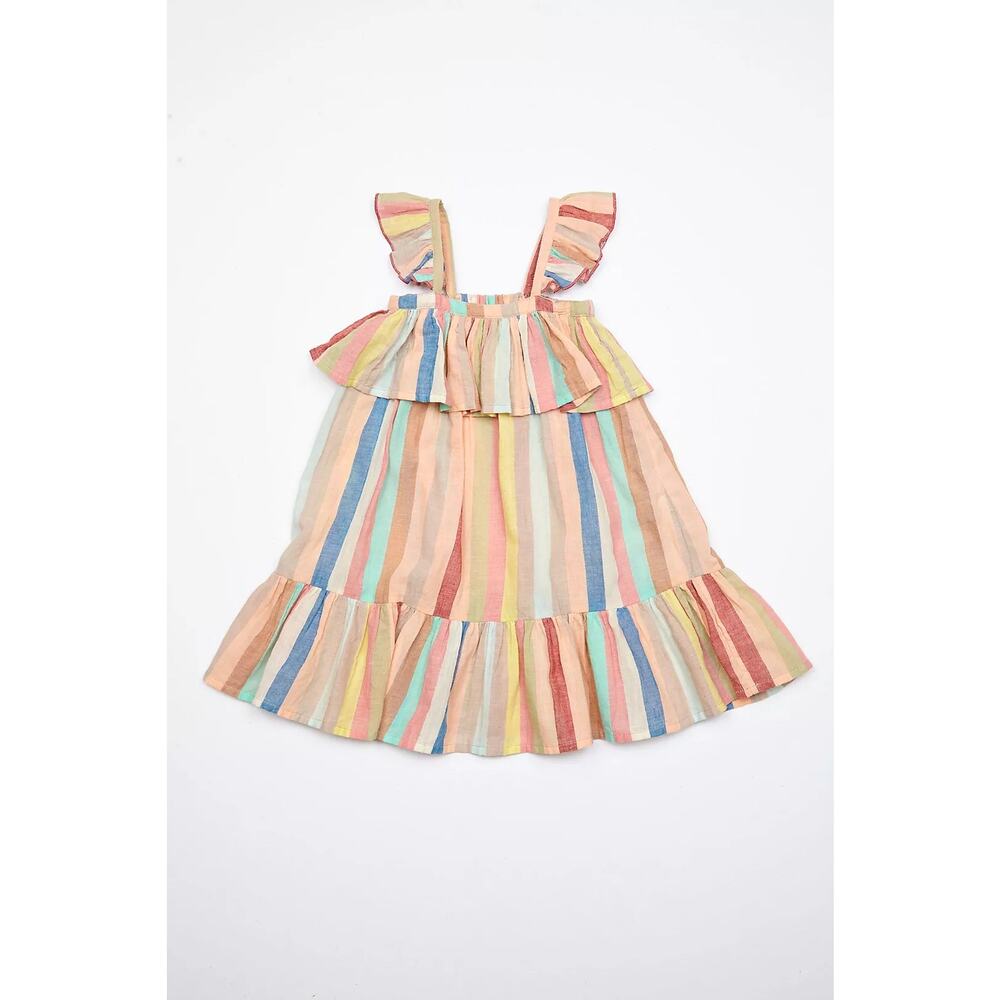 Pink Chicken Girls Striped Amalia Dress